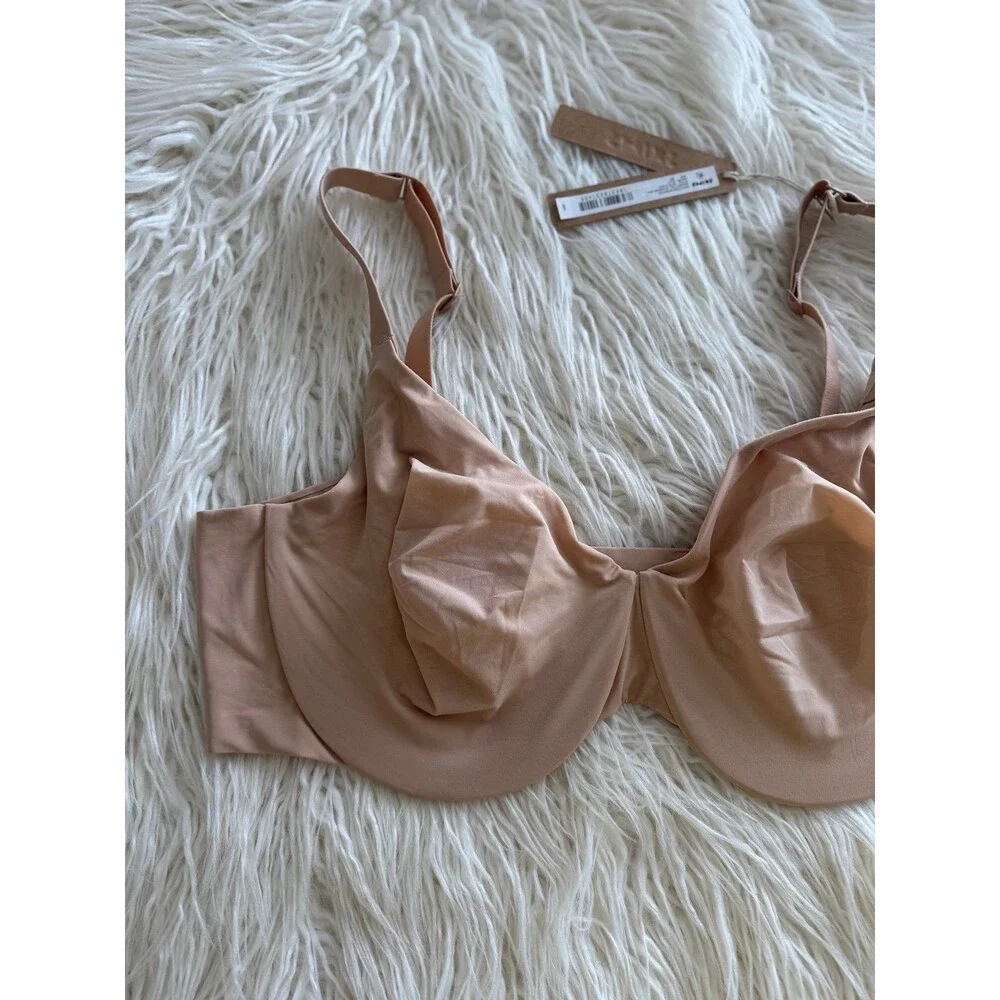 Skims Smoothing Intimates Unlined Full Coverage Bra Clay Size 38DD - Picture 4 of 6